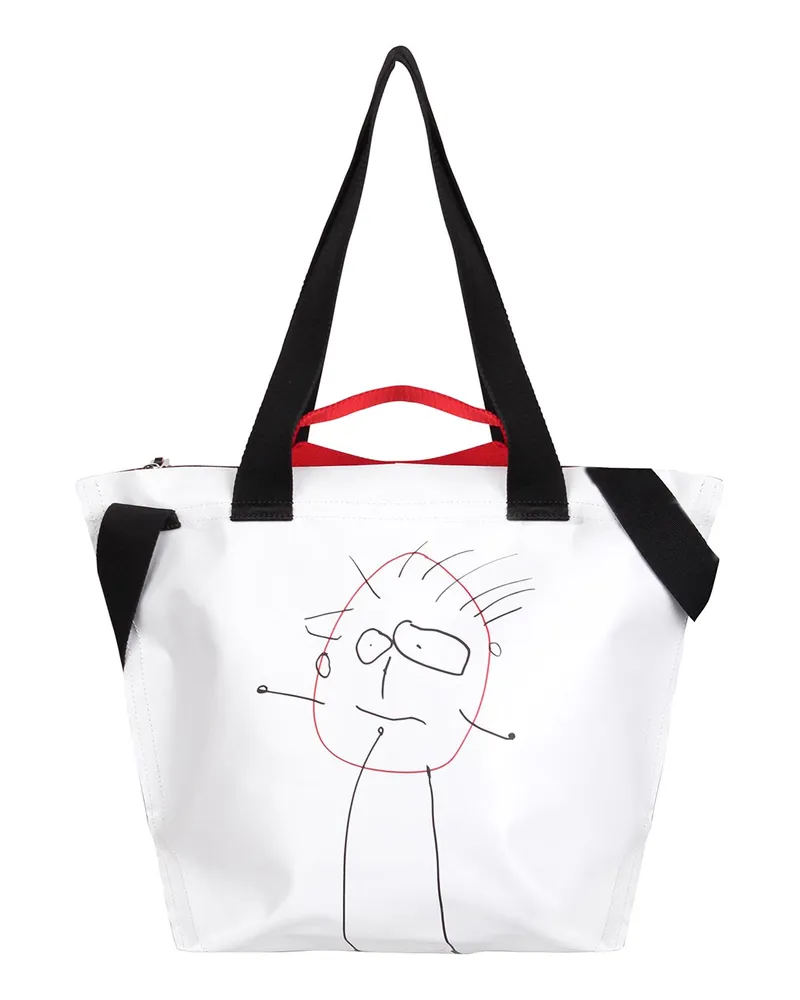 PLAN C Shopper - Weiß Weiß