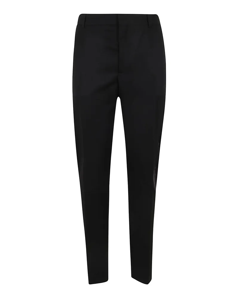 Alexander McQueen Casual Hose - Schwarz Schwarz