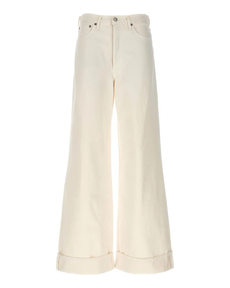 AGOLDE Straight Leg Jeans - Weiß Weiß