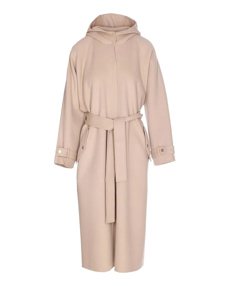 Pinko Kurzer Mantel - Beige Beige