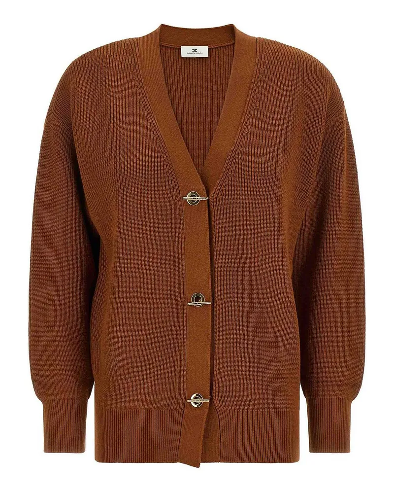 Elisabetta Franchi Cardigan - Braun Braun