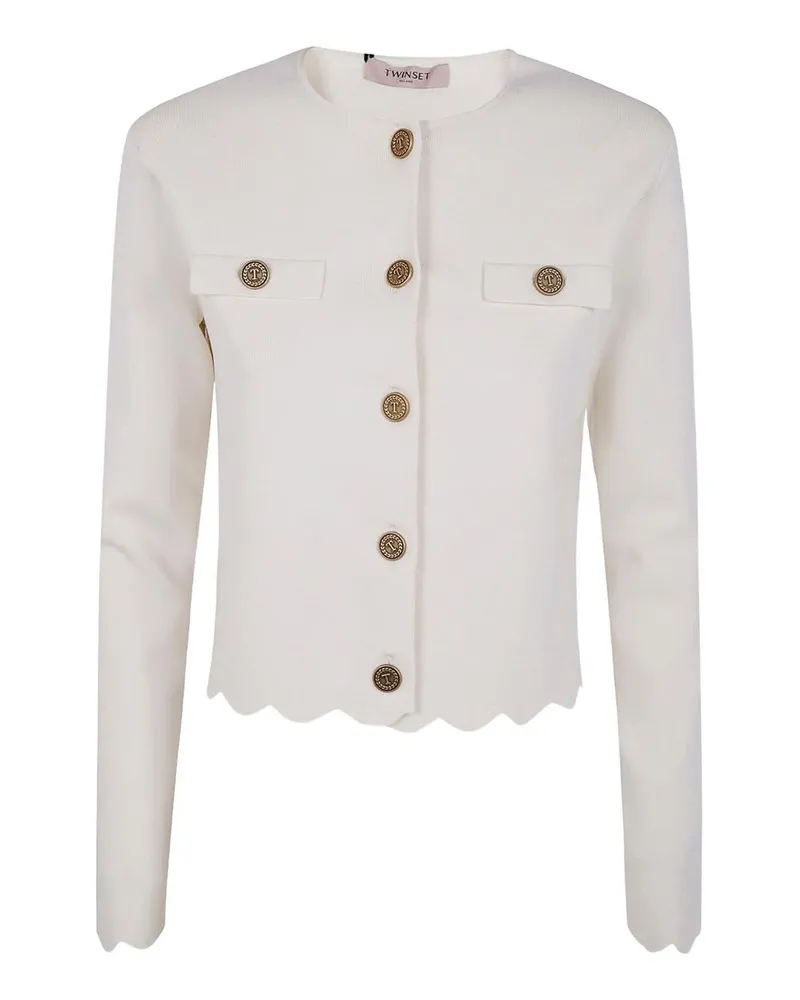 Twin-Set Cardigan - Weiß Weiß