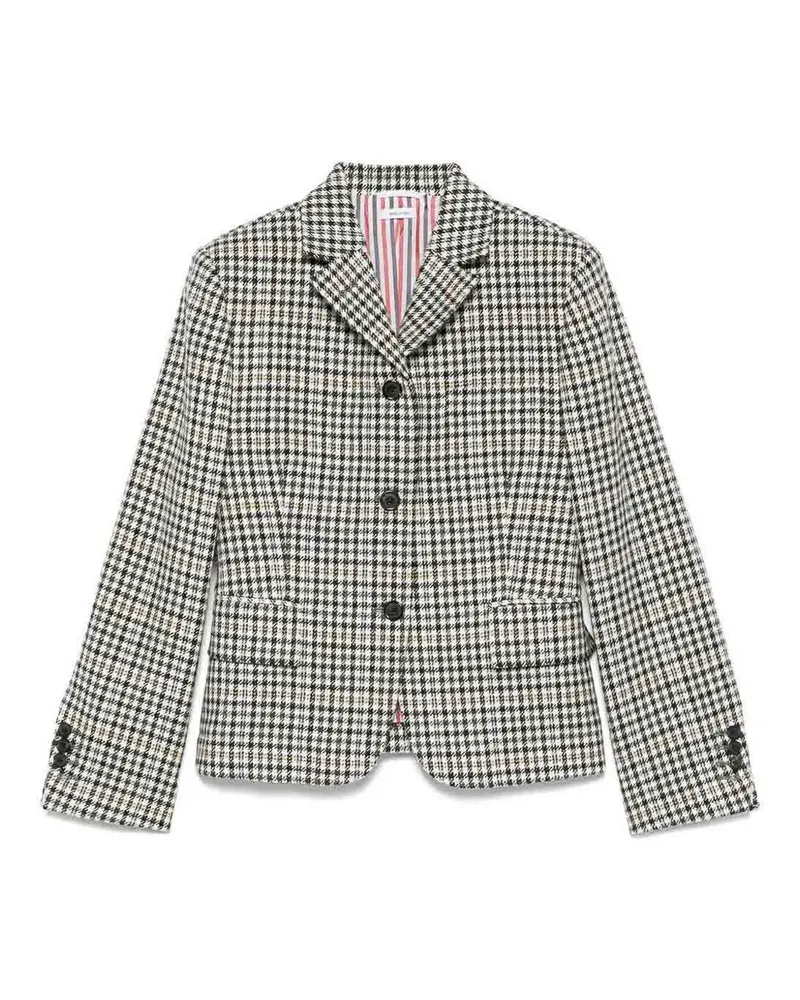 Thom Browne Knielanger Mantel - Weiß Weiß