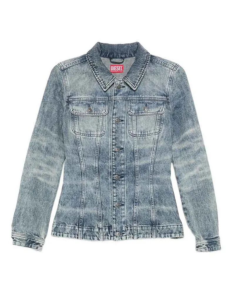 Diesel Jeansjacke - Blau Blau