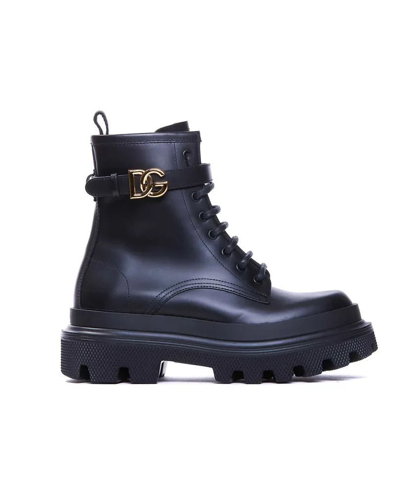 Dolce & Gabbana Stiefeletten - Schwarz Schwarz