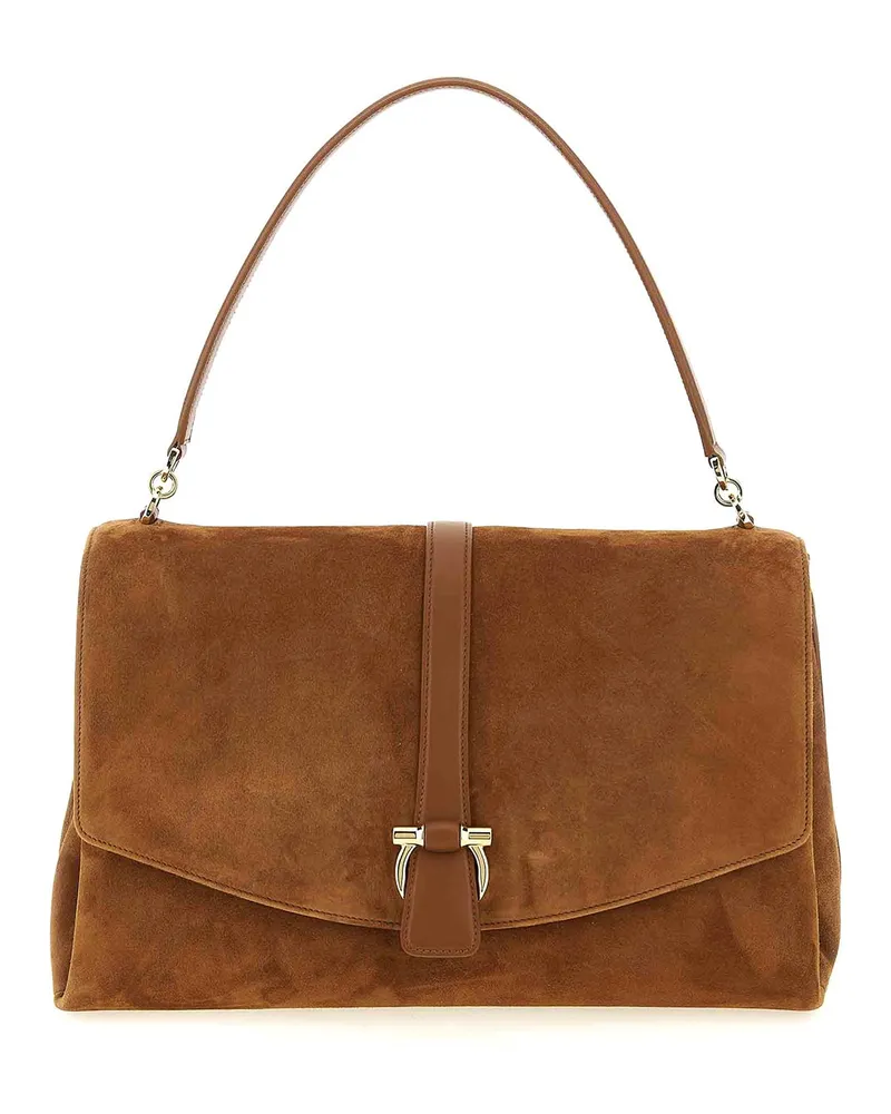 Ferragamo Schultertasche - Braun Braun