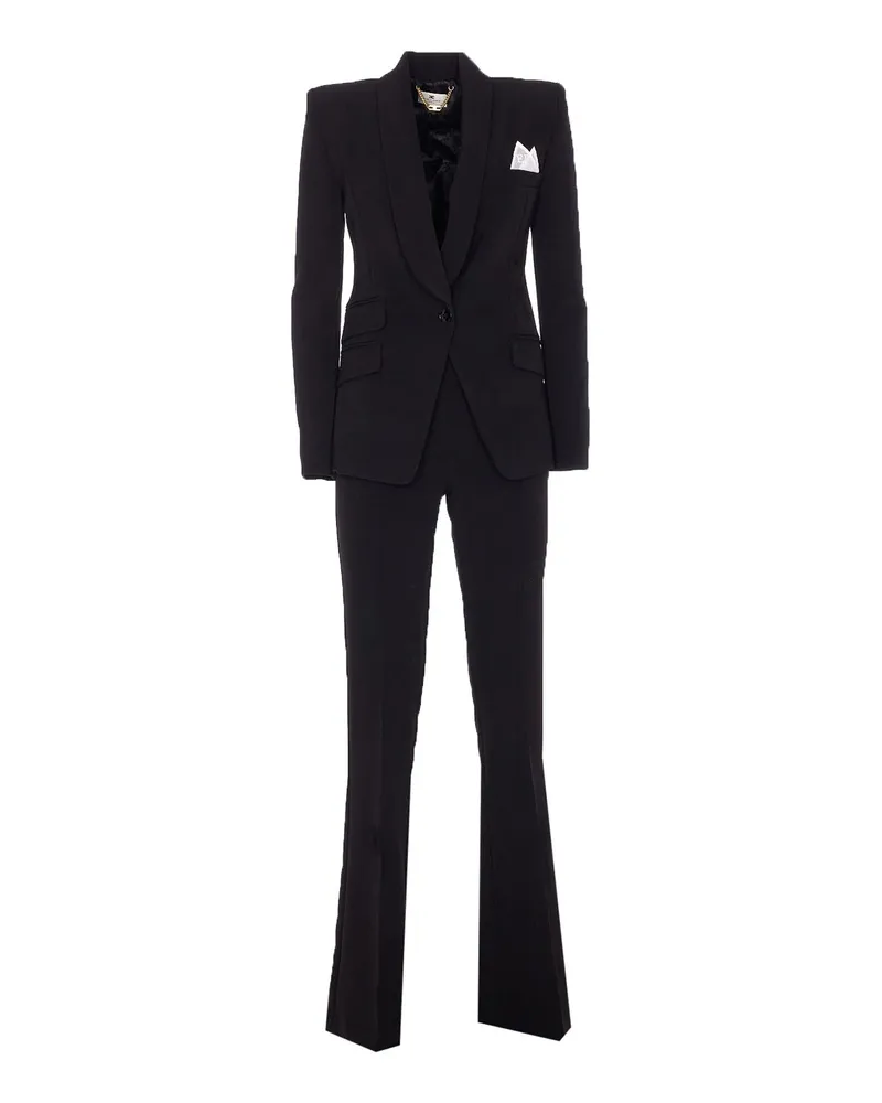 Elisabetta Franchi Eleganter Anzug - Schwarz Schwarz
