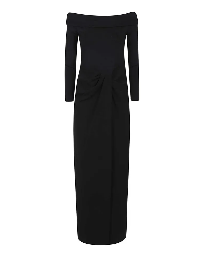 Ralph Lauren Knielanges Kleid - Schwarz Schwarz