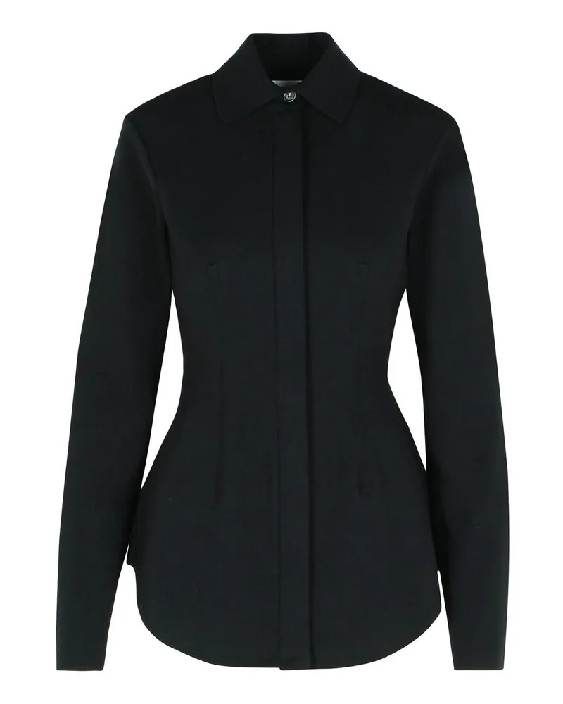 SPORTMAX Hemd - Schwarz Schwarz