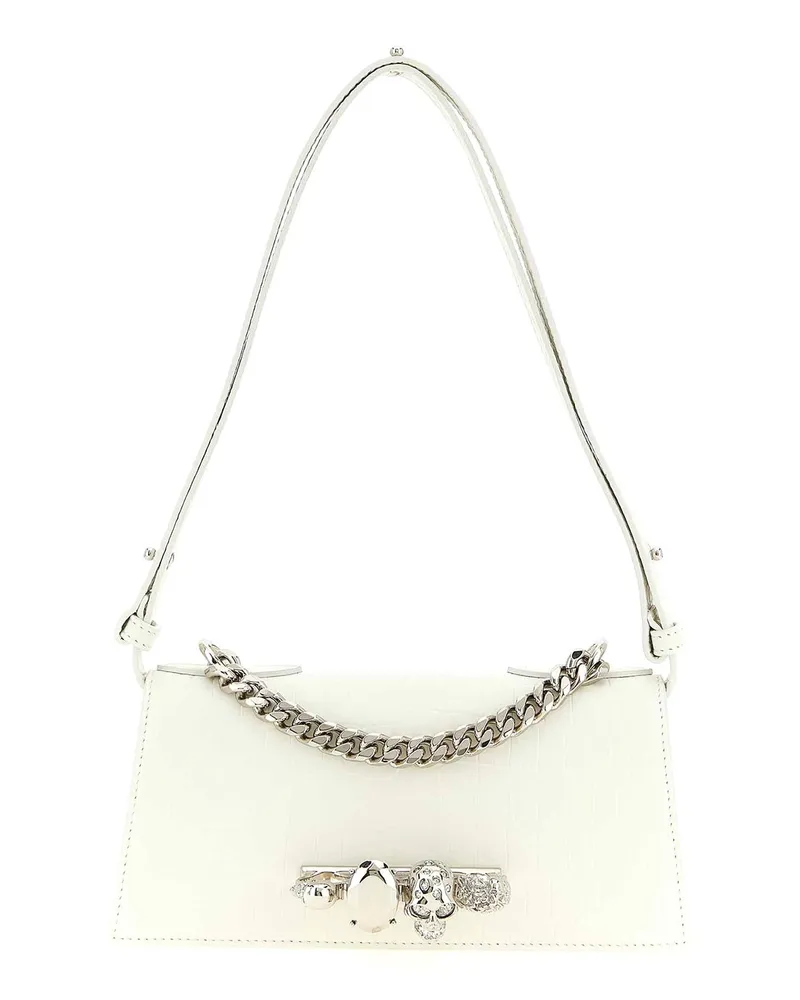 Alexander McQueen Schultertasche - Weiß Weiß