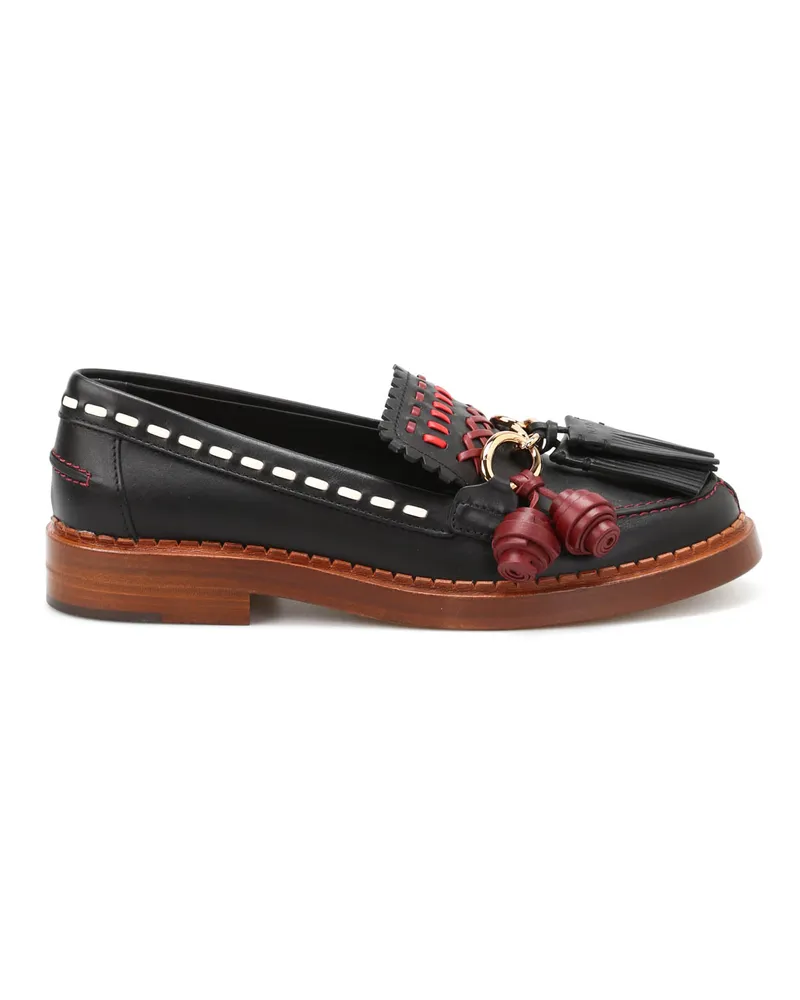 TOD'S Cuoio 7A Gipsy Catena Schwarz