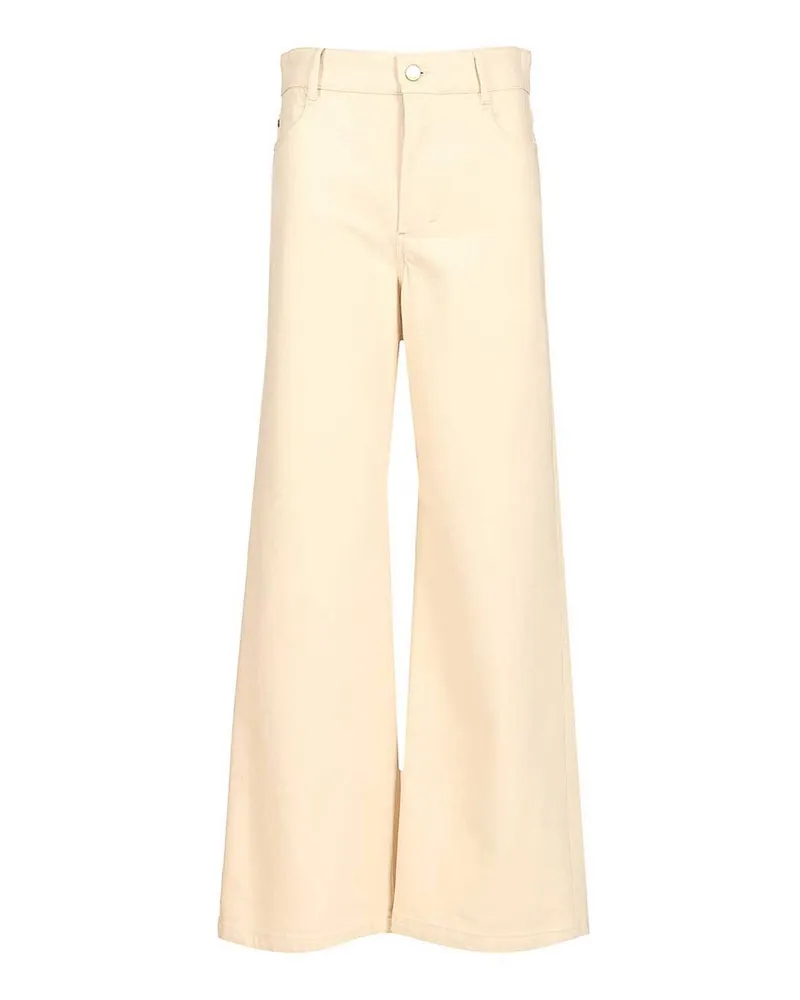 Max Mara Straight Leg Jeans - Weiß Weiß