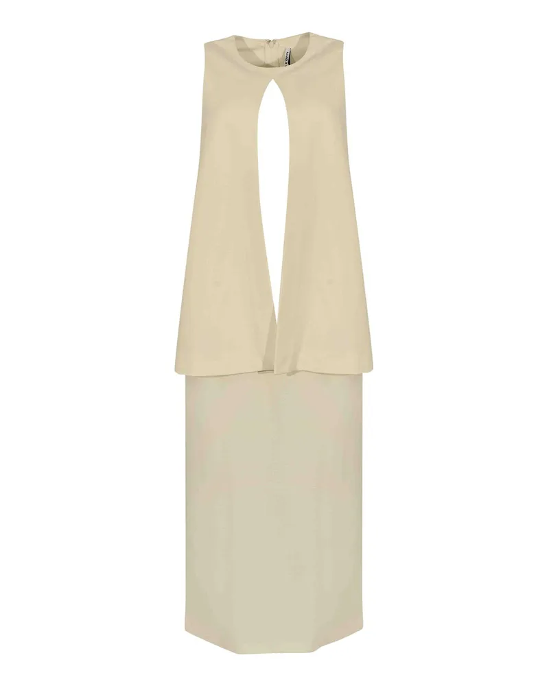 Liviana Conti Knielanges Kleid - Grau Grau