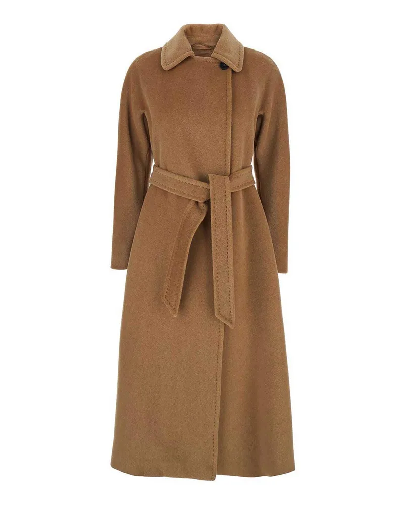 Max Mara Langer Mantel - Camel Camel