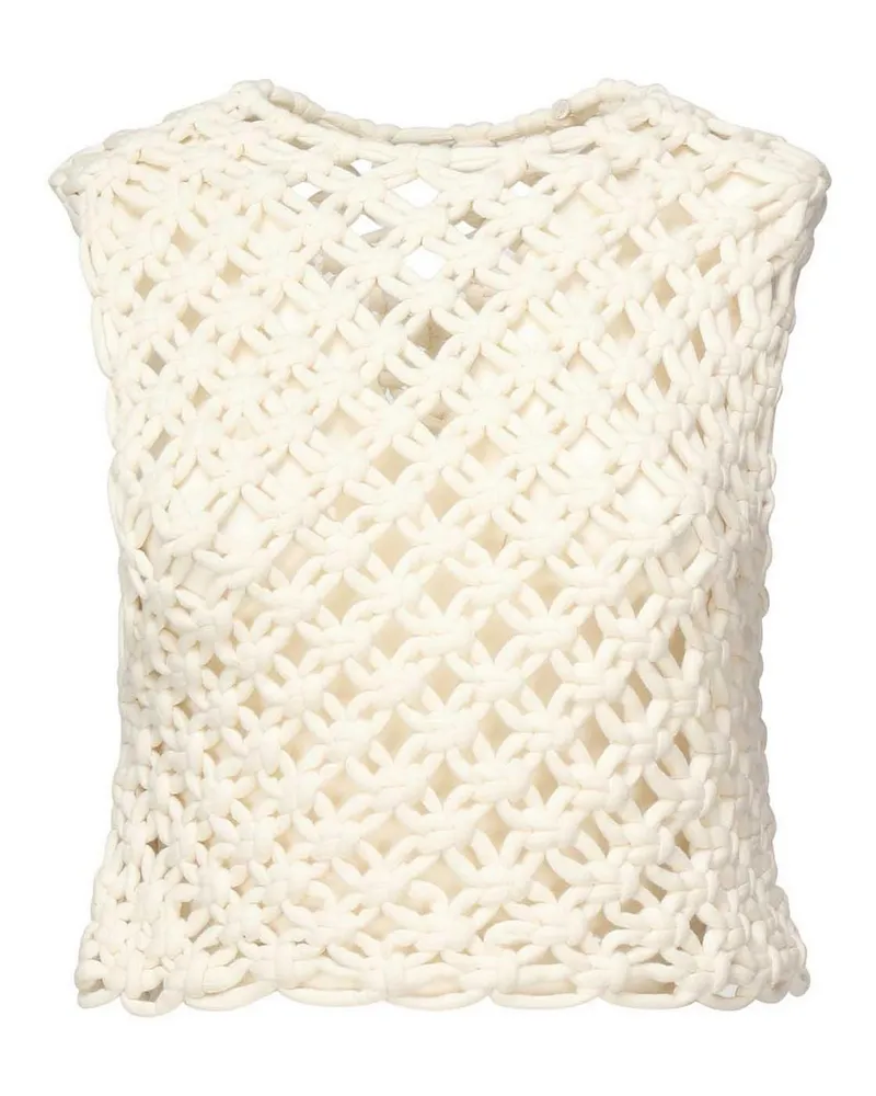 Alaïa Top - Weiß Weiß