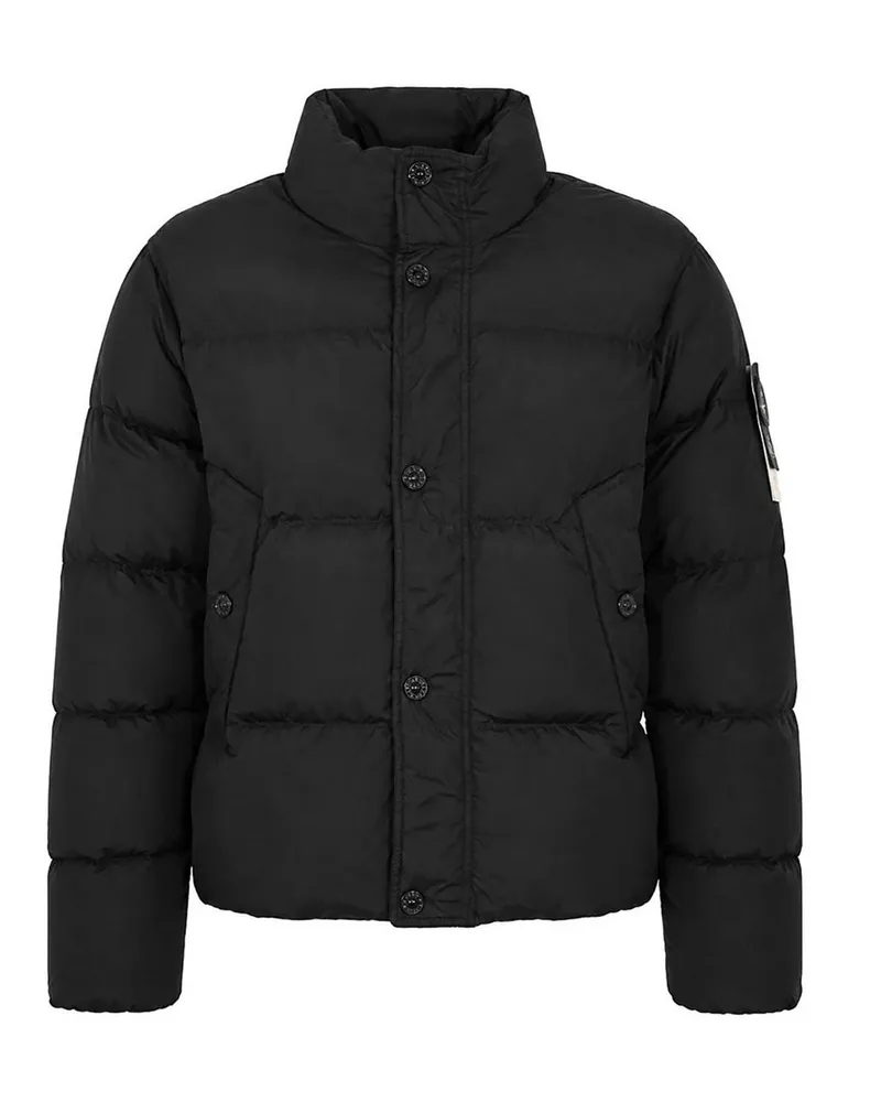 Stone Island Daunenjacke - Schwarz Schwarz