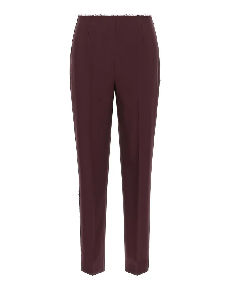 Gianluca Capannolo Casual Hose - Bordeaux Dunkelrot