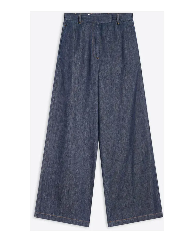 Dries van Noten Casual Hose - Blau Blau