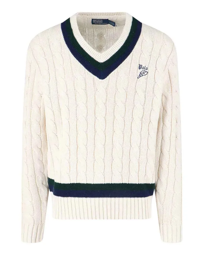 Ralph Lauren U-Boot-Pullover - Weiß Weiß