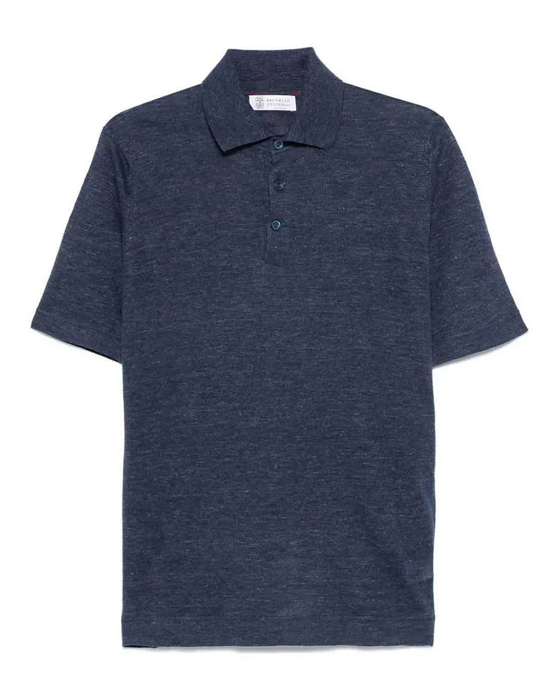 Brunello Cucinelli Poloshirt - Blau Blau
