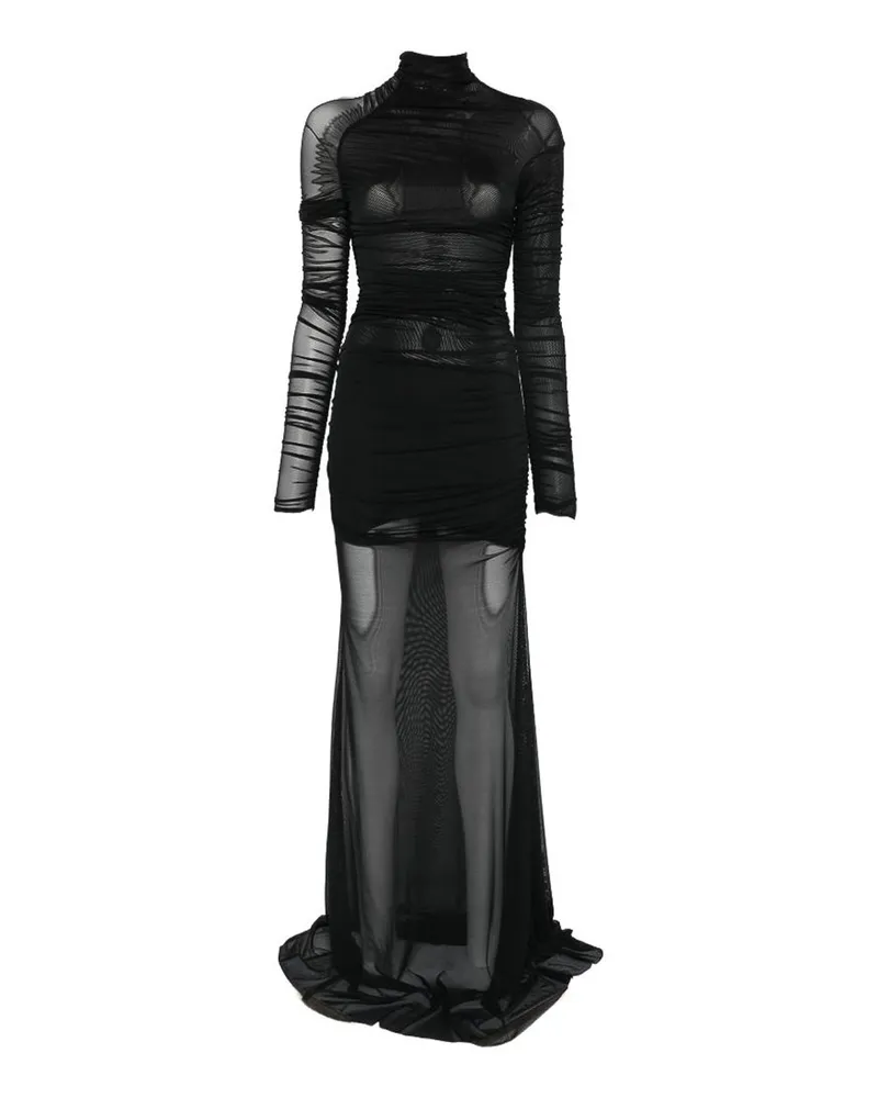 Amazuìn Maxikleid - Schwarz Schwarz
