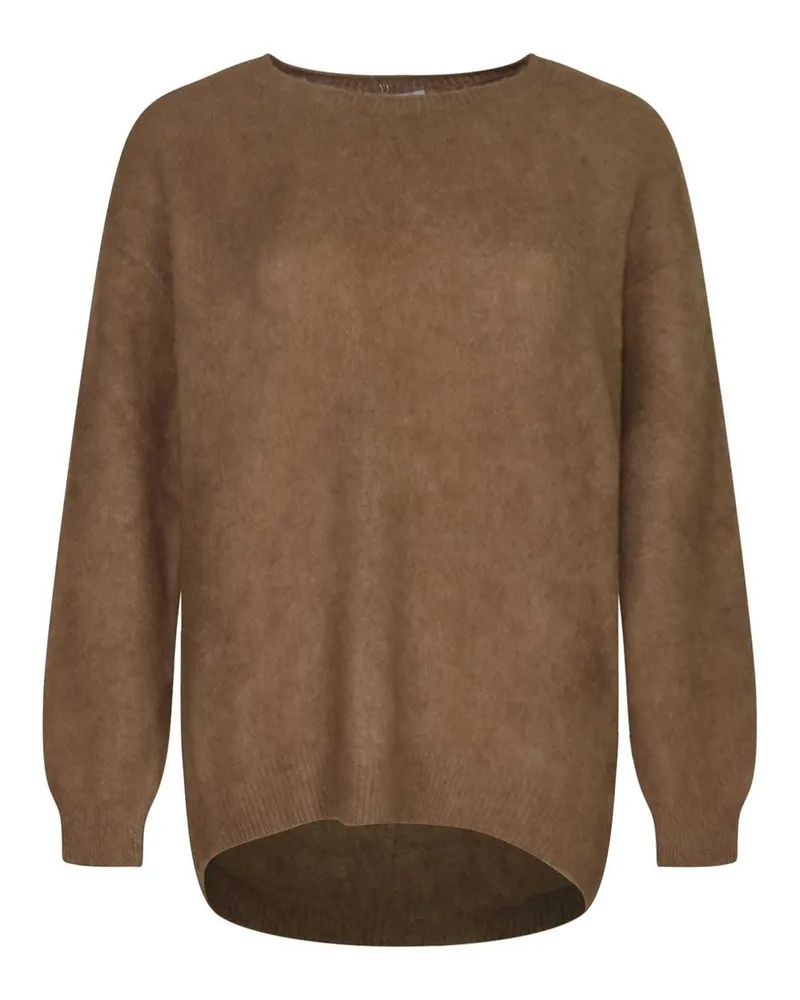 Avant Toi Rundhalspullover - Braun Braun