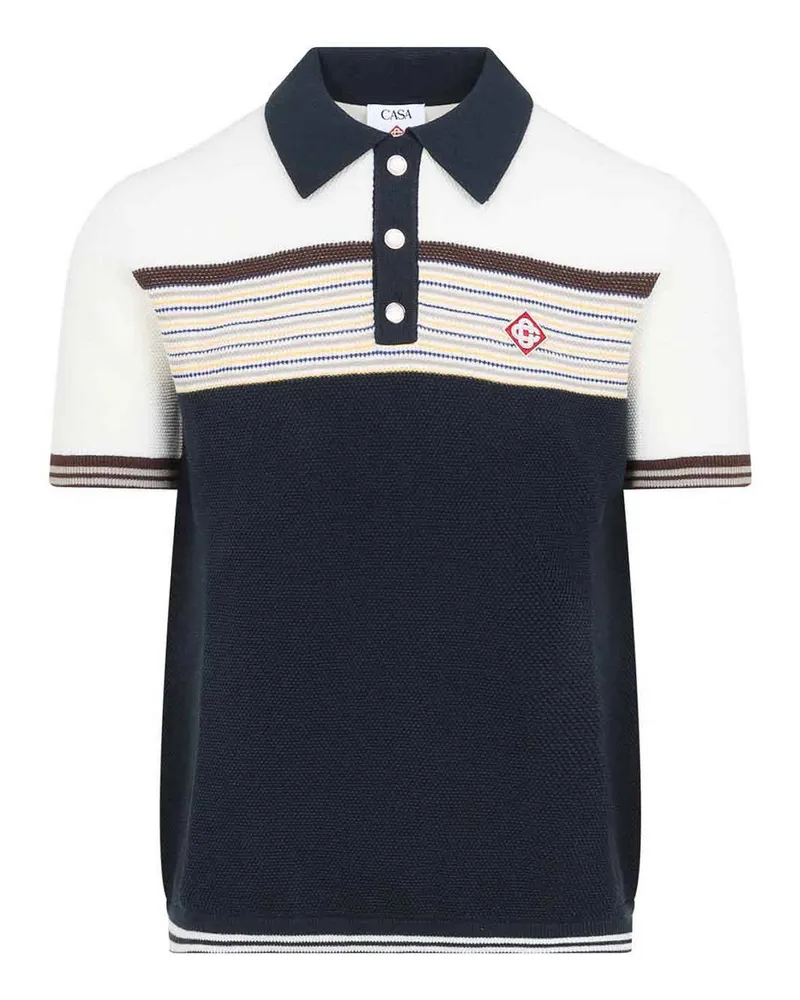 Casablanca Paris Poloshirt - Dunkelblau Dunkelblau