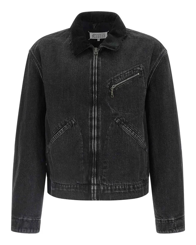 Maison Margiela Jeansjacke - Schwarz Schwarz