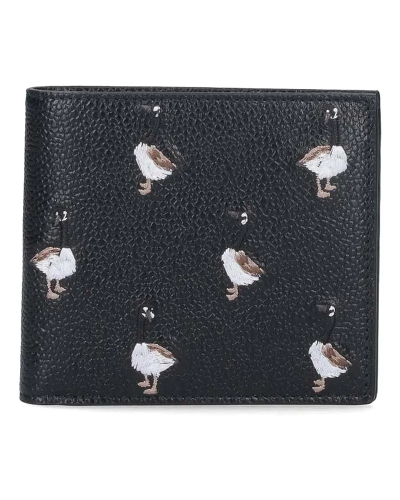 Thom Browne Portemonnaie - Schwarz Schwarz