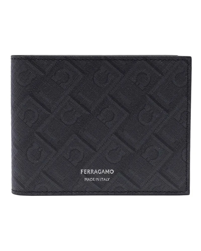 Ferragamo Portemonnaie - Schwarz Schwarz