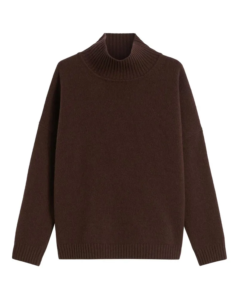 Max Mara U-Boot-Pullover - Dunkelbraun Dunkelbraun