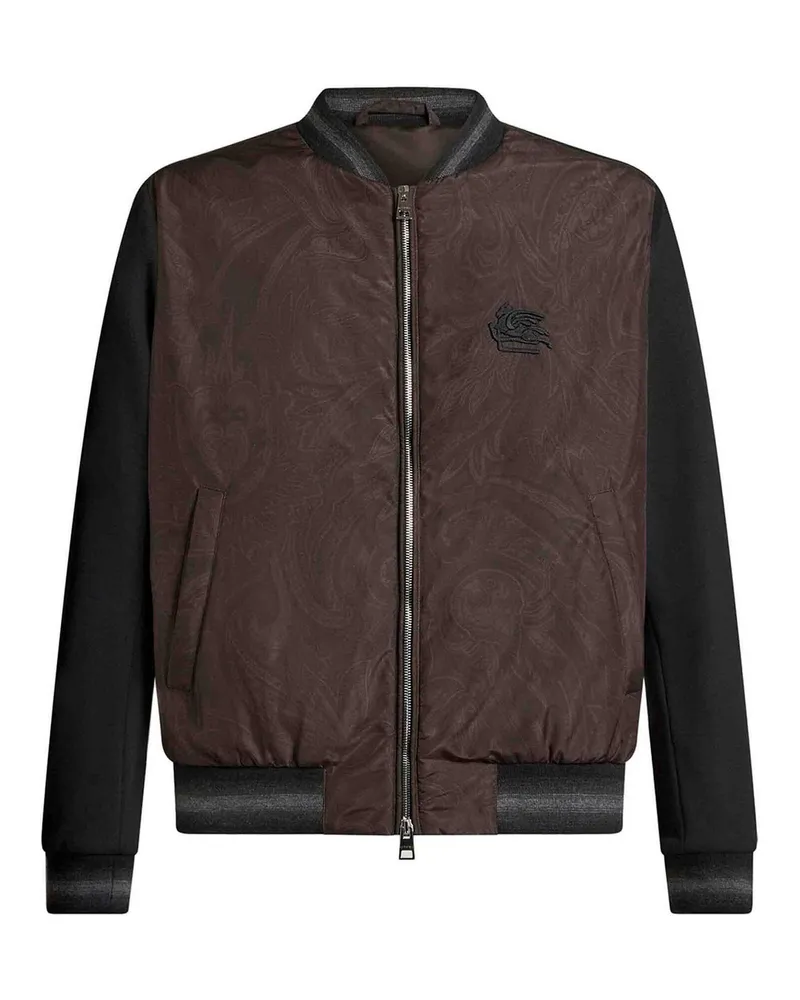 Etro Bomberjacke - Schwarz Schwarz