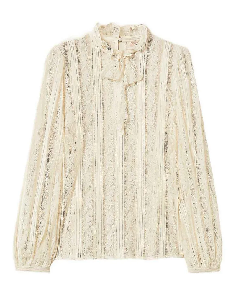 Twin-Set Bluse - Weiß Weiß