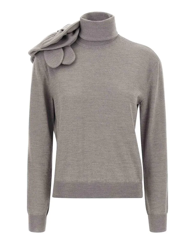 Moschino Rundhalspullover - Grau Grau