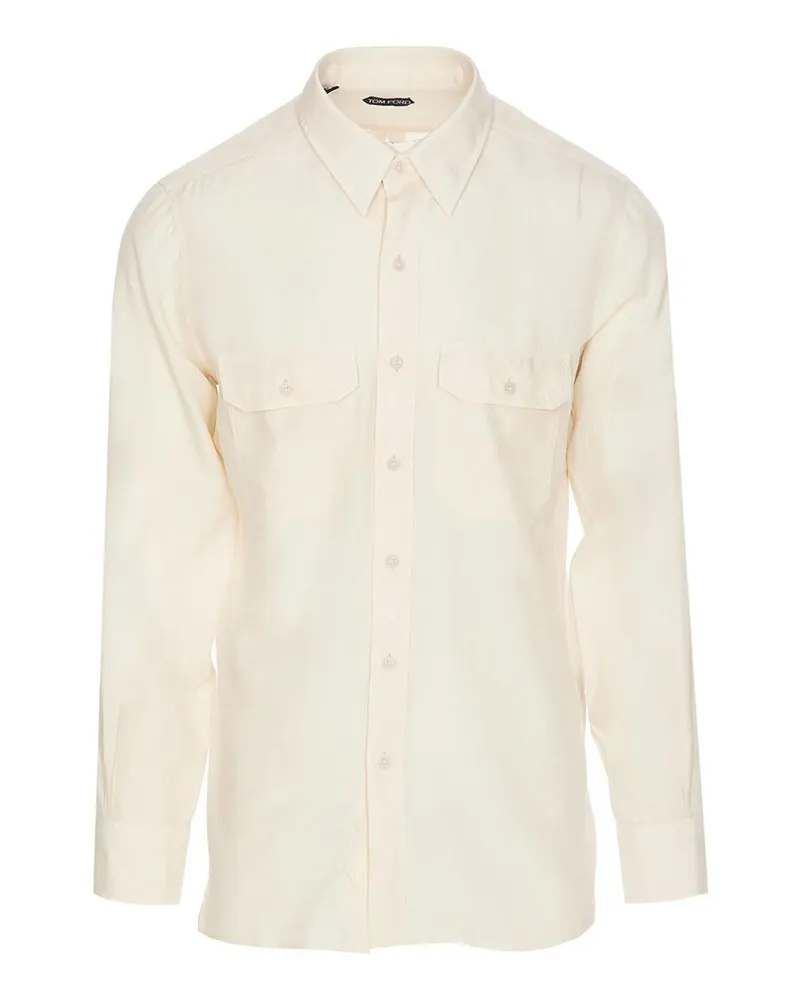 Tom Ford Hemd - Beige Beige
