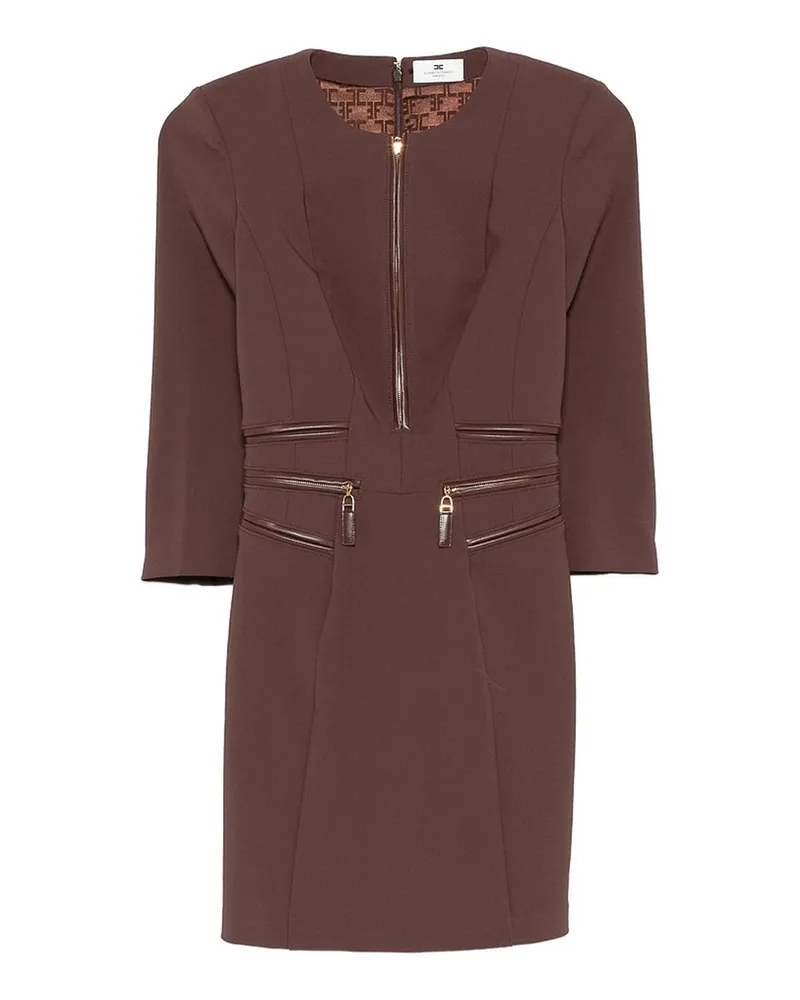 Elisabetta Franchi Kurzes Kleid - Braun Braun
