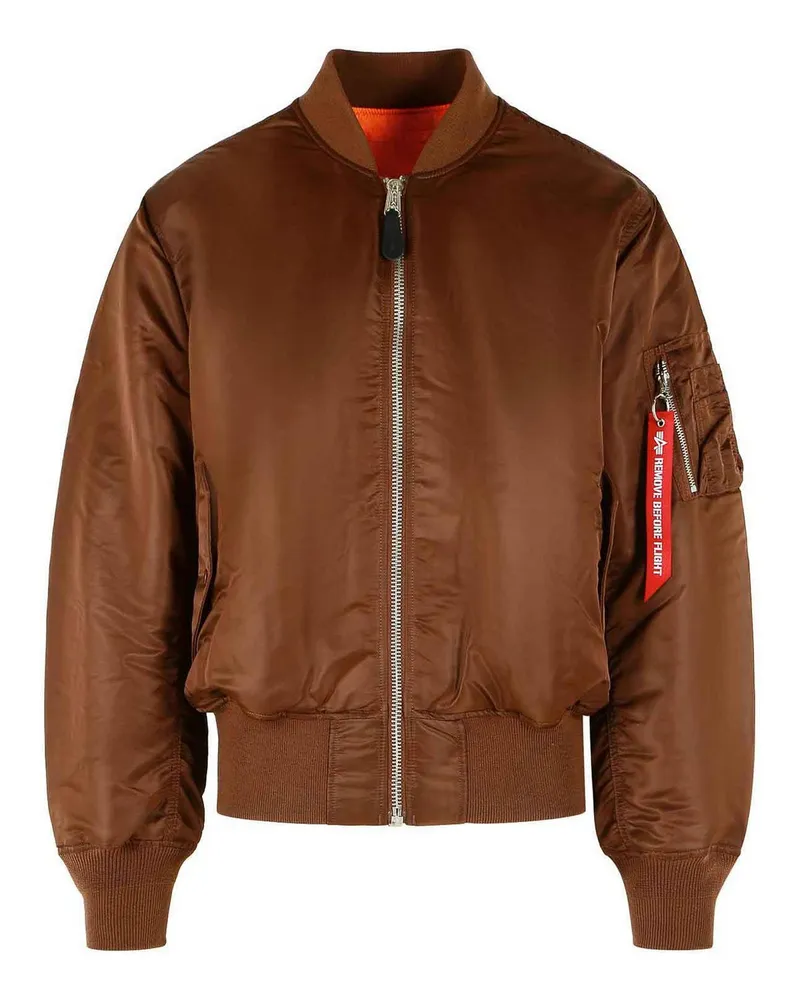 Alpha Industries Bomberjacke - Braun Braun