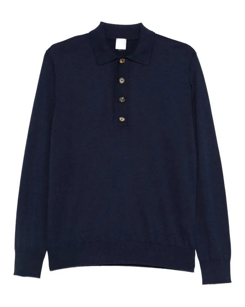 Eleventy Poloshirt - Blau Blau
