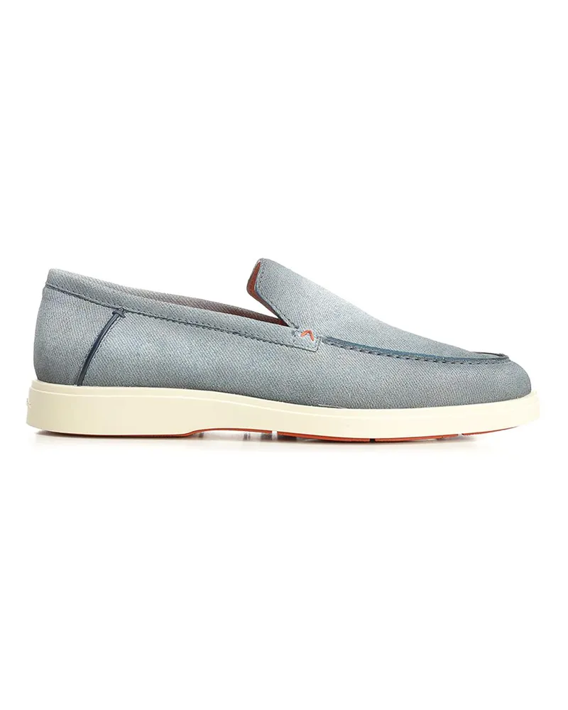 Santoni Mokassins - Hellblau Hellblau