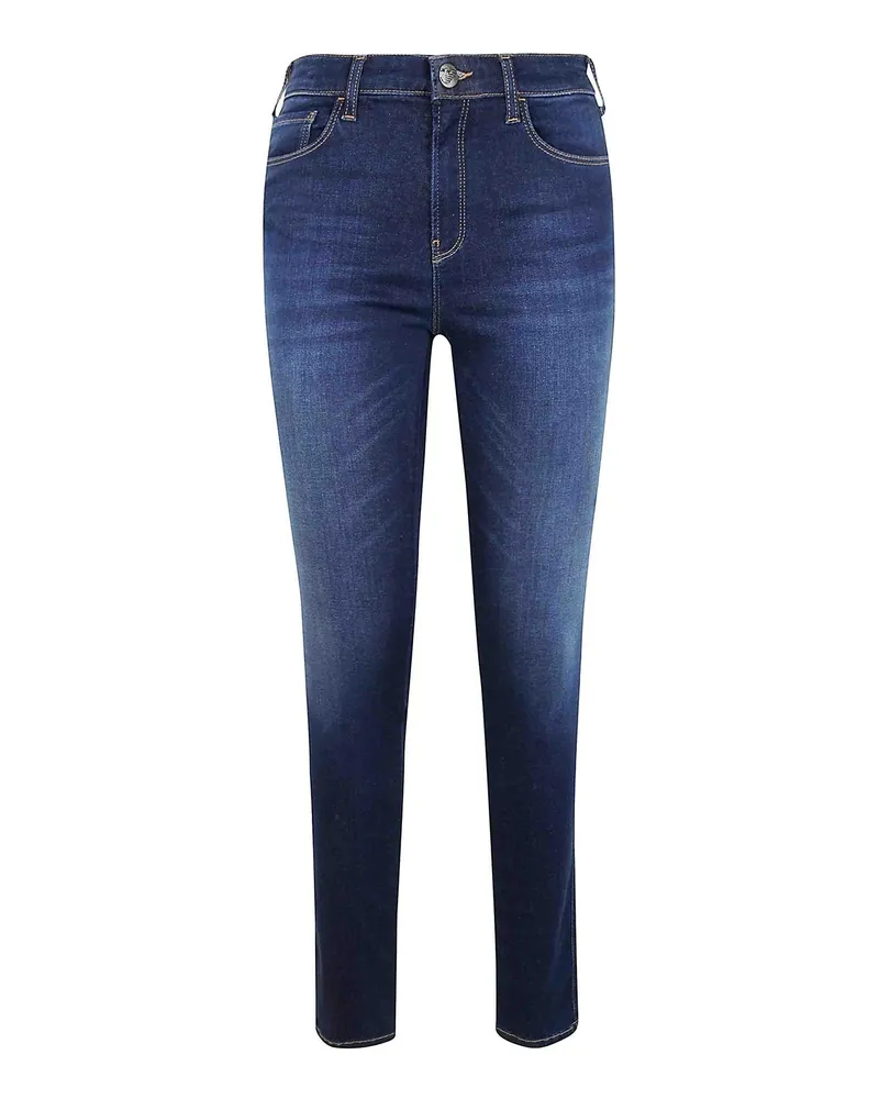 Emporio Armani Straight Leg Jeans - Blau Blau