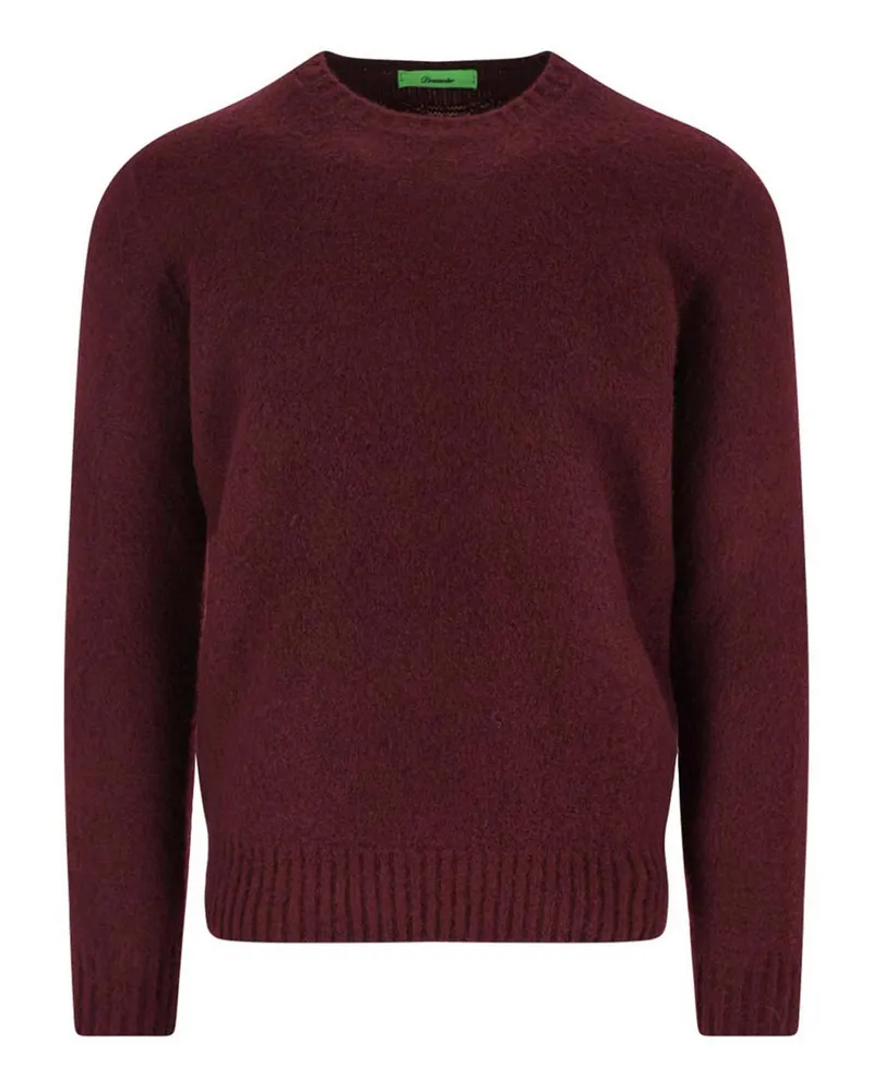 Drumohr  Rundhalspullover - Rot Rot