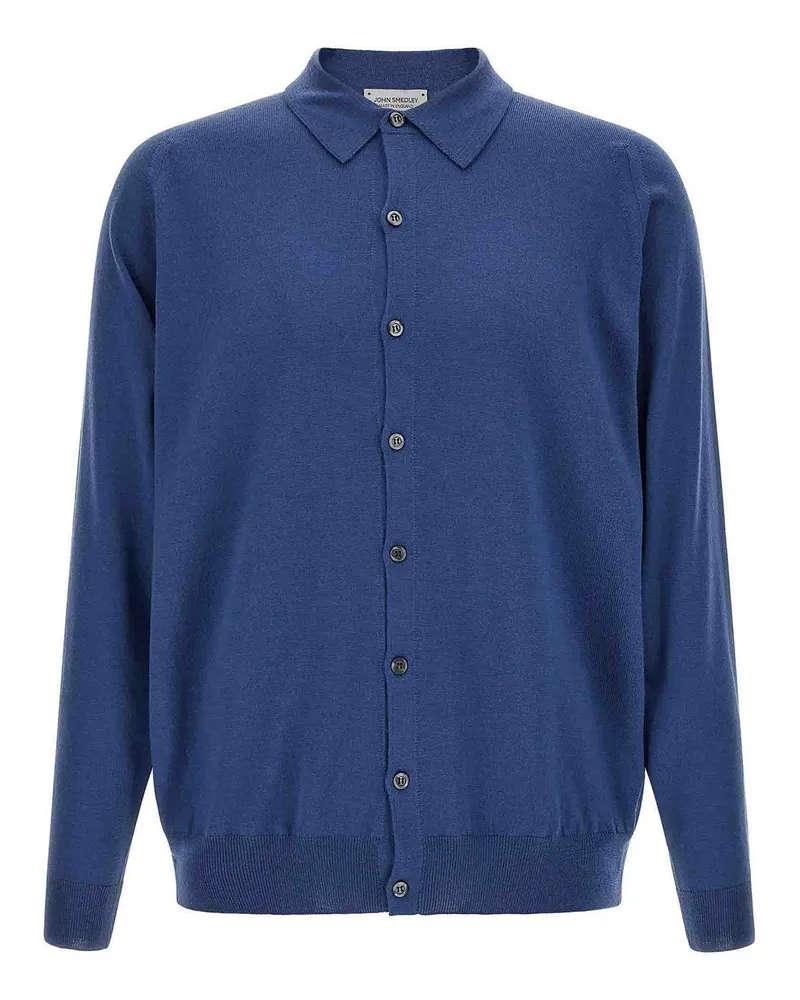 John Smedley Hemd - Blau Blau