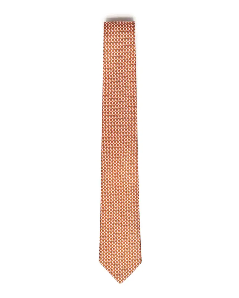 Ferragamo Krawatte - Orange Orange