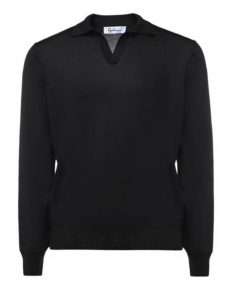 Giuliano Galiano Poloshirt - Schwarz Schwarz