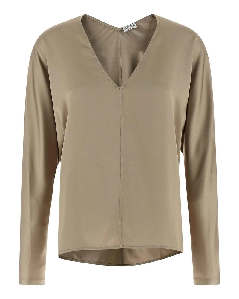 Brunello Cucinelli Bluse - Beige Beige