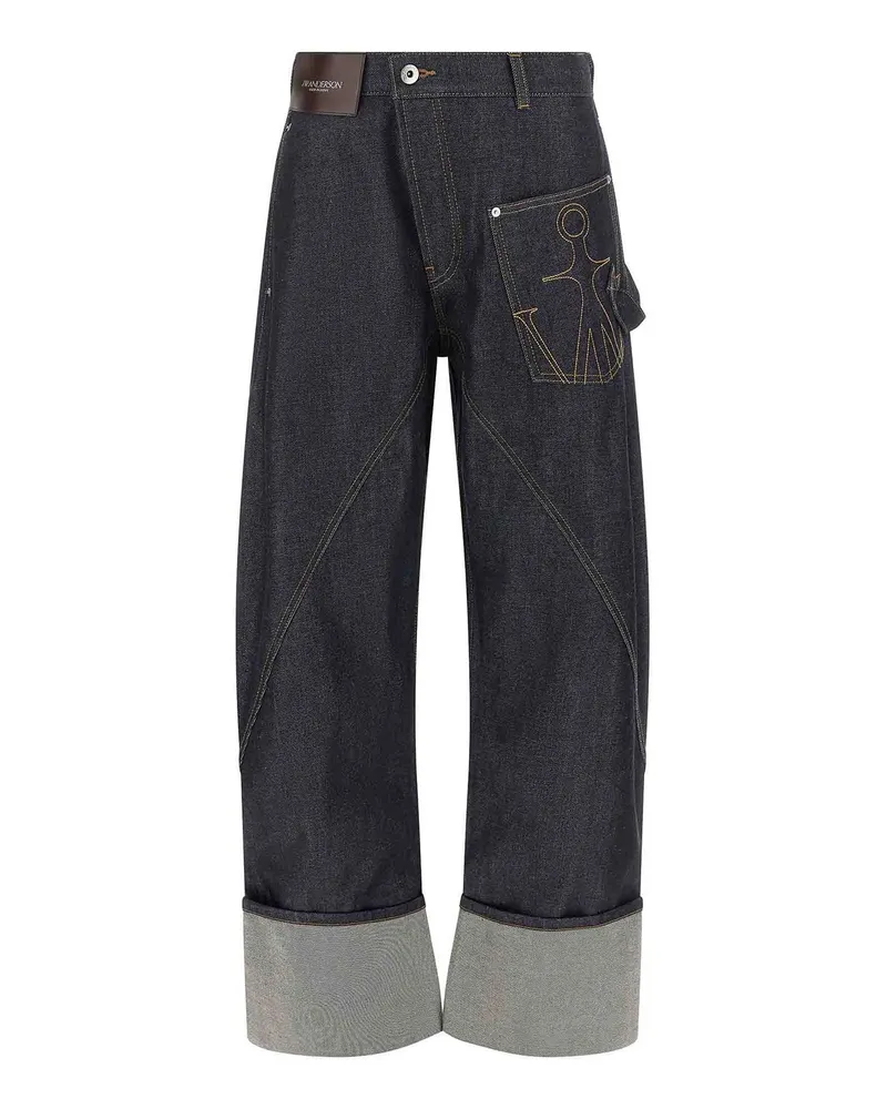 J.W.Anderson J. W. Anderson Straight Leg Jeans - Blau Blau