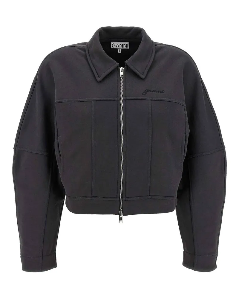 Ganni Bomberjacke - Grau Grau