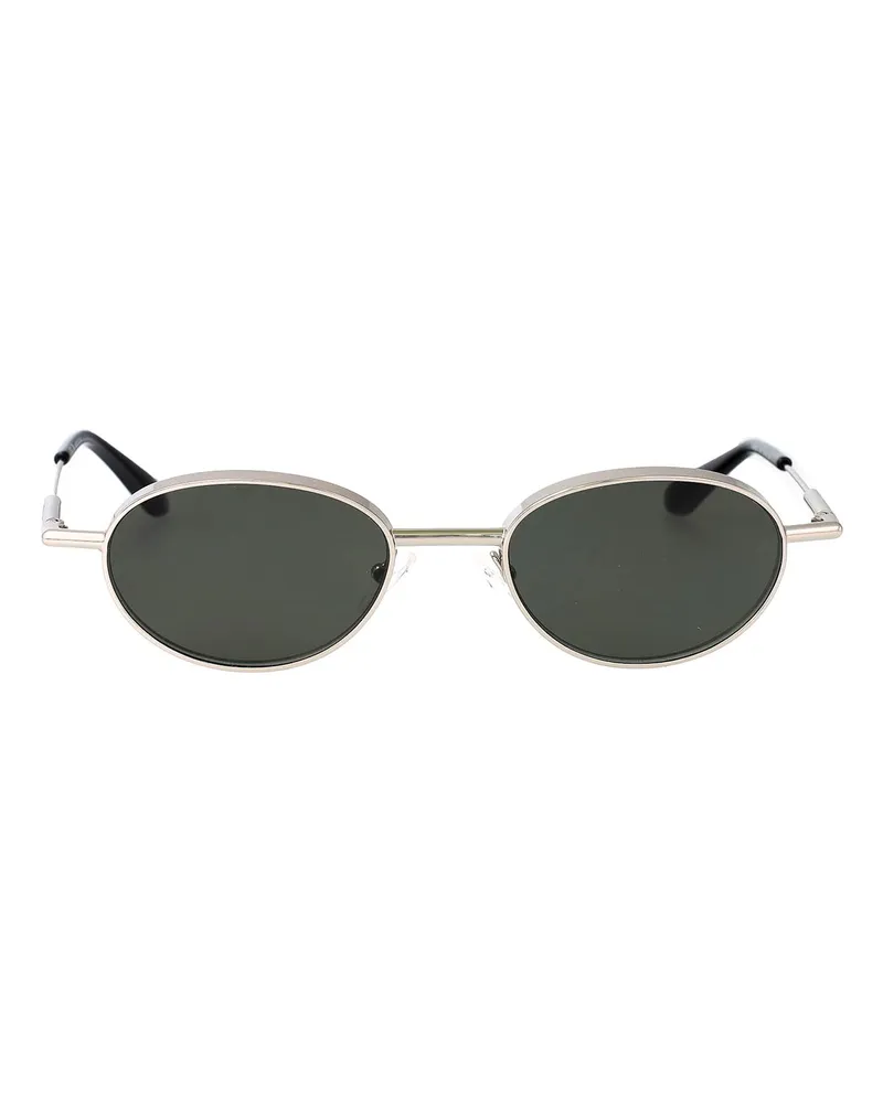 Alexander McQueen Sonnenbrille - Silber Silber
