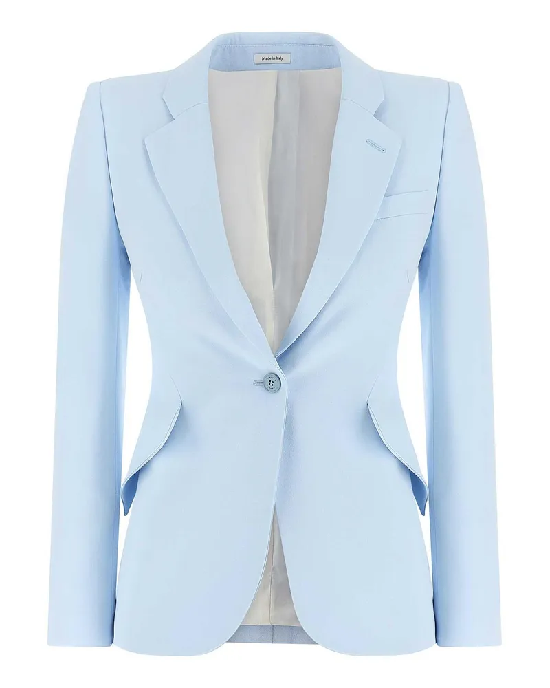 Alexander McQueen Blazer - Hellblau Hellblau