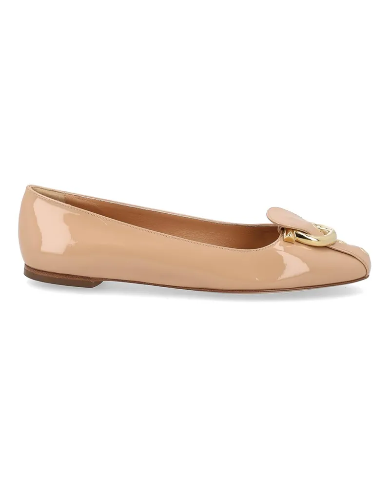 Ferragamo Ballerinas - Beige Beige